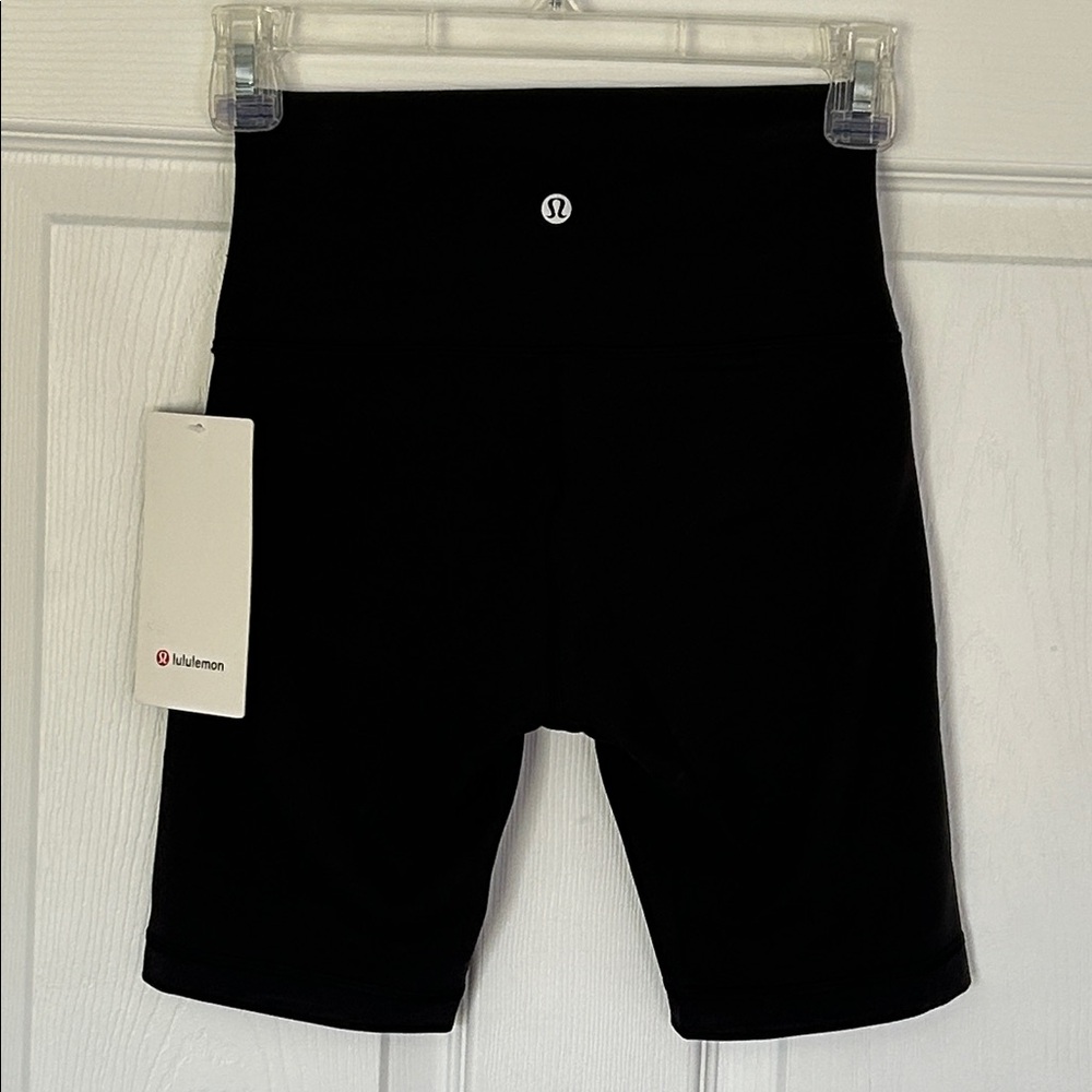 🆕 LULULEMON Wunder Train High-Rise Shorts 8" Black NWT Size 4 - Picture 14 of 14
